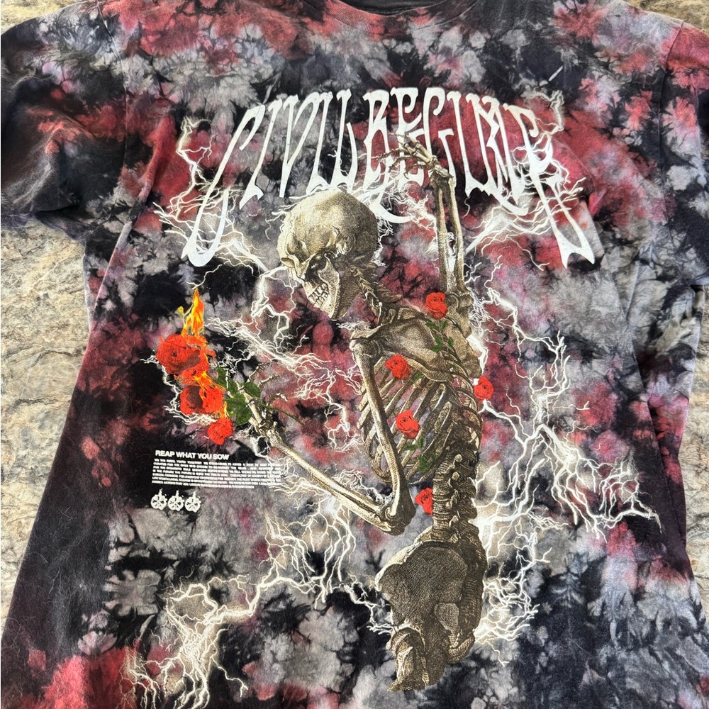 Civil Regime Skeleton Graphic T-Shirt